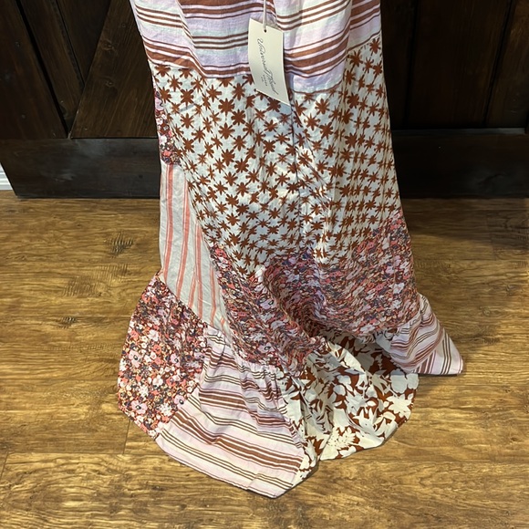 Universal Thread Pink and Red Patchwork Maxi Dress - Picture 7 of 16